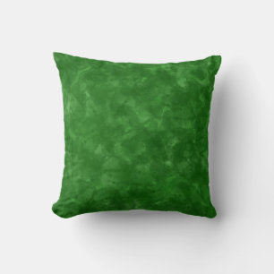 Coussin Peinture d'aquarelle verte