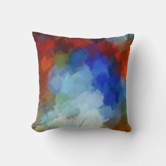 Coussin Peinture d'art abstrait 21 (Recto)