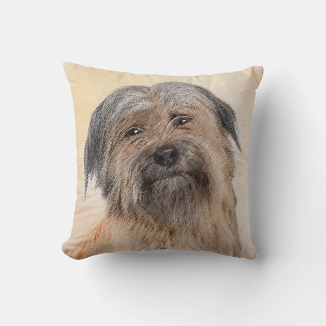 Coussin Peinture de berger pyrénéenne - Cute Original Chie (Recto)