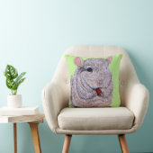 Coussin Peinture de Chinchilla à la poitrine molle (Chaise)