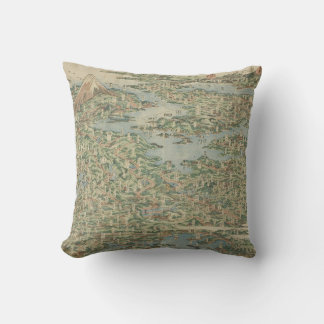 Coussin peinture de Katsushika Hokusai