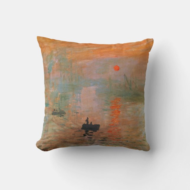 Coussin Peinture de Monet (Recto)