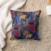 Coussin Peinture de taureau abstrait par Alfred Fox (Couverture)