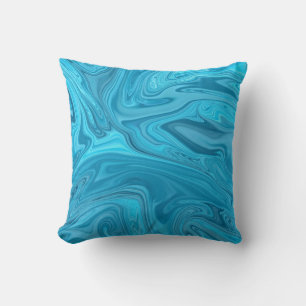 Coussin Peinture des vagues bleues Meilleure peinture ab