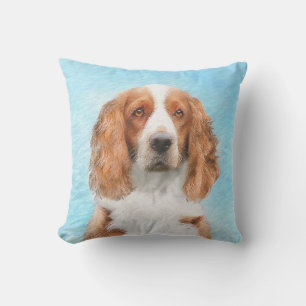 Coussin Peinture d'espagnol Welsh Springer - Art original