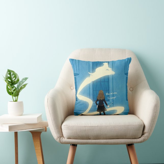 Coussin Peinture du Patronus d'Hermione Granger (Chaise)