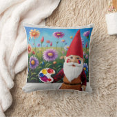 Coussin Peinture Gnome : Fête des Mères en fleurs (Couverture)