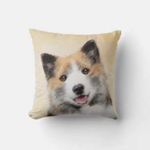 Coussin Peinture islandaise pour chien de mer - Art origin