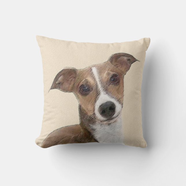 Coussin Peinture italienne Greyhound - Cute Original Chien (Recto)