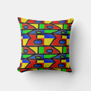 Coussin Peinture La Rambla Barcelone