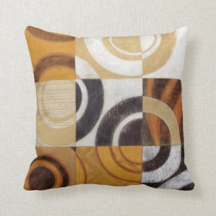 Coussin Peinture moderne avec les motifs circulaires