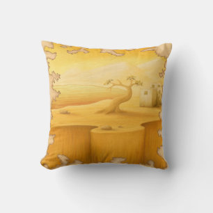 Coussin Peinture Motif Aventure "The Edge of the World"