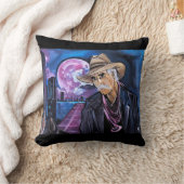 Coussin Peinture Neon Moon par Alfred Fox (Couverture)