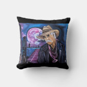 Coussin Peinture Neon Moon par Alfred Fox (Recto)
