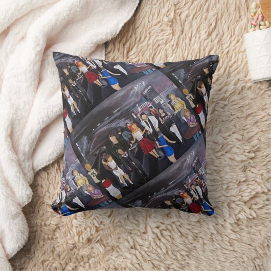 Coussin Peinture No Control par Alfred Fox (Couverture)
