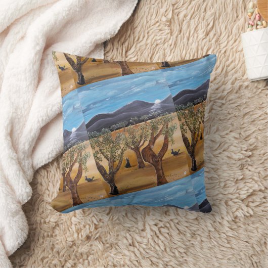 Coussin Peinture Olivar de Noche par Alfred Fox (Couverture)