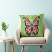 Coussin Peinture papillon abstraite (Chaise)