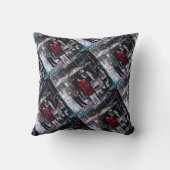 Coussin Peinture Pluie Rétro par Alfred Fox (Verso)
