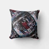 Coussin Peinture Pluie Rétro par Alfred Fox (Recto)