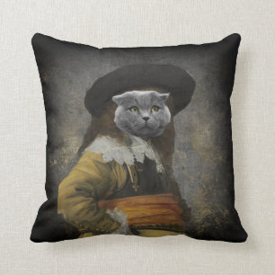 Coussin Peinture Portrait pour animaux de compagnie person