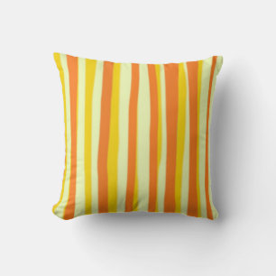 Coussin Peinture rayée rétro Art Abstrait