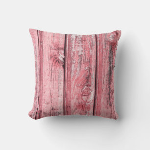 Coussin Peinture rouge en bois de bureau texture. vieux, d