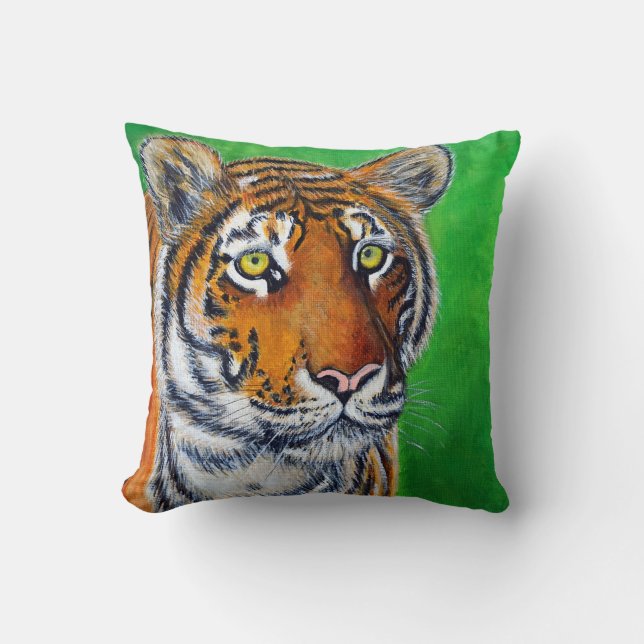 Coussin Peinture sur tigre (Recto)