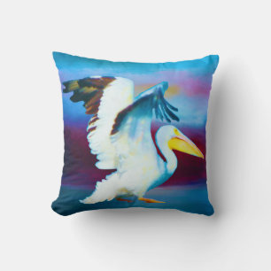 coussin pélican d'aquarelle 20