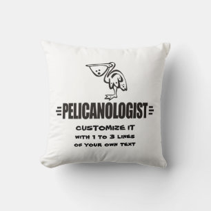 Coussin Pélican drôle