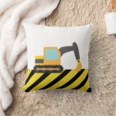 Coussin Pelle Orange, Véhicule de Construction, Pour les e (Couverture)