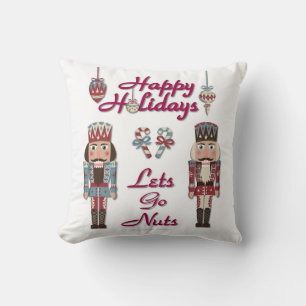 Coussin Peluche Casse-Noisette de Fêtes Faisons des Noix