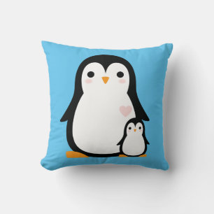 Coussin Penguin thème Baby shower mignonne