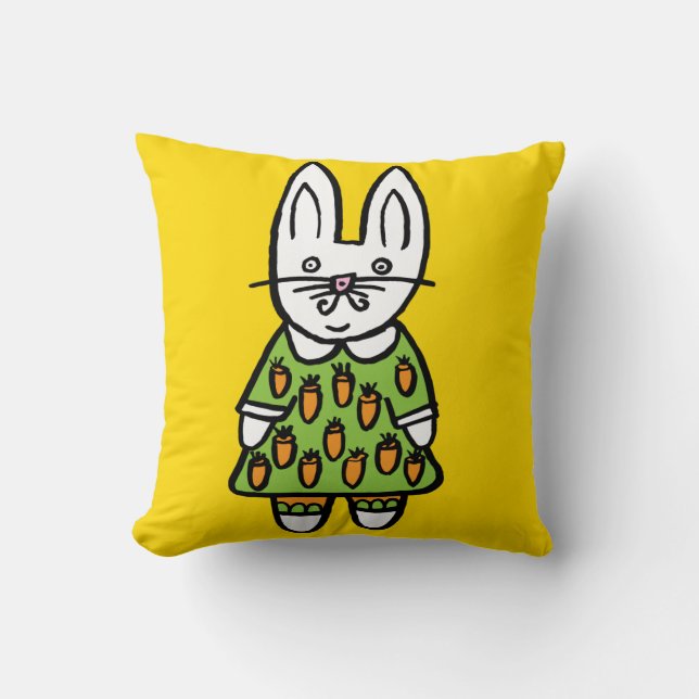 Coussin Penny le Lapin (Recto)