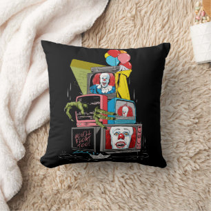 Coussin Pennywise TV Stack classique - vous flotterez trop