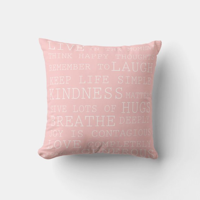Coussin Pensées positives (Recto)