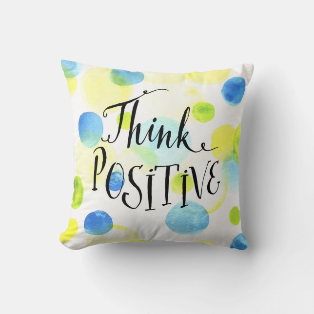 Coussin Penser positif (Recto)