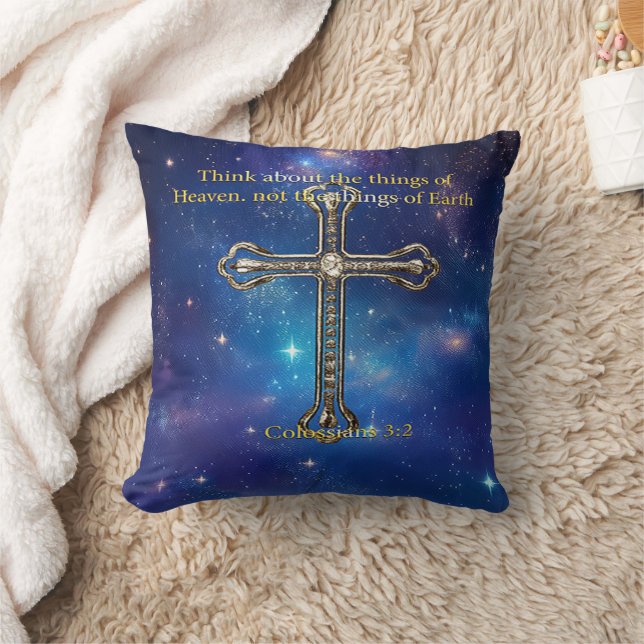 Coussin Pensez au paradis (Couverture)