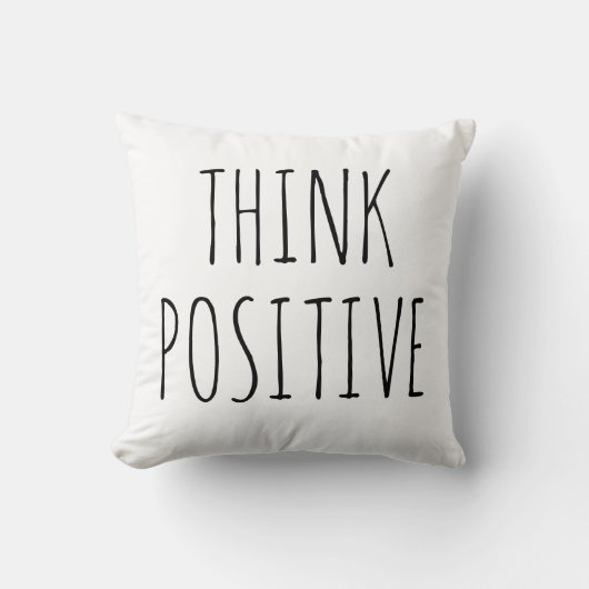 Coussin Pensez positif (Recto)