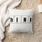 Coussin Pensez tableau périodique (Couverture)
