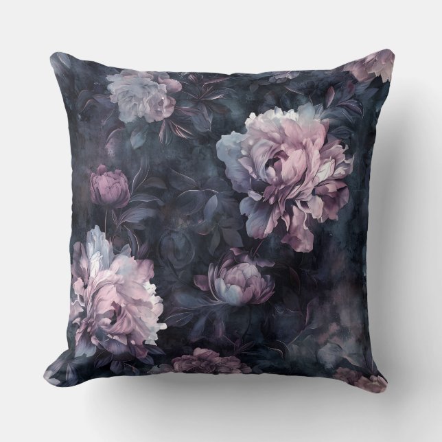 Coussin Peony Noel Botanique (Recto)