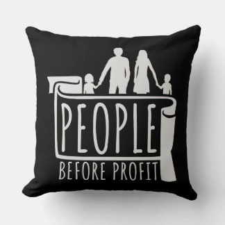 Coussin People Before Profit Activism Social Justice Equal