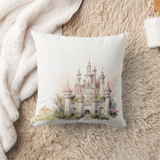 Coussin Pépinière Carriage et Château (Couverture)