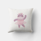 Coussin Pépinière Hippo Ballerina (Verso)