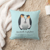 Coussin Pépinière pour bébé mignonne Penguin (Couverture)