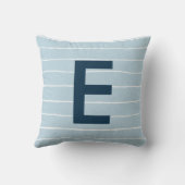 Coussin Pépinière pour enfants monogrammes (Verso)