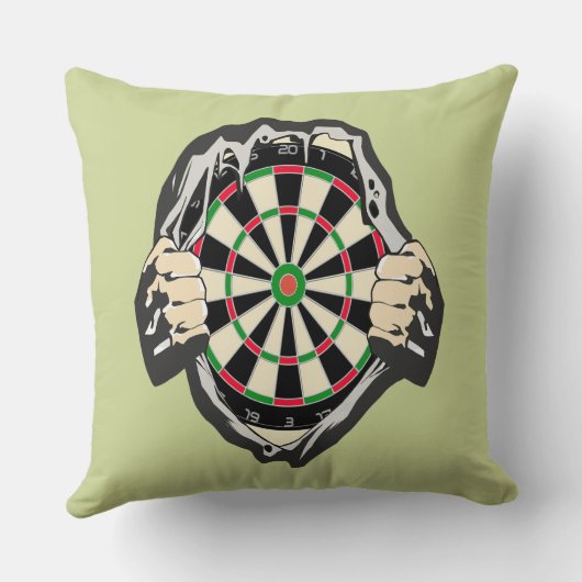 Coussin Percée vers le Bullseye - Ultimate Dartboard (Verso)