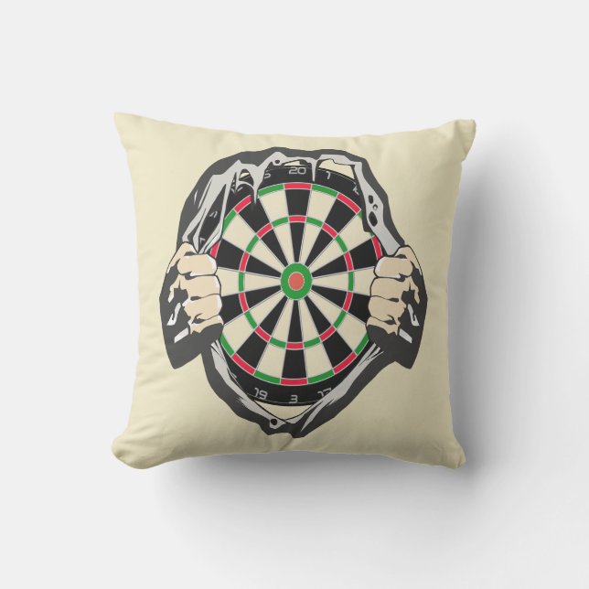 Coussin Percée vers le Bullseye - Ultimate Dartboard (Recto)
