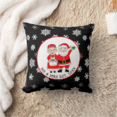 Coussin Père et Mère Noël Personnalisé   (Couverture)
