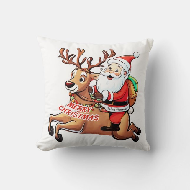 Coussin Père Noël (Recto)
