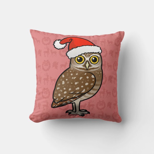 Coussin Père Noël Burrowing Owl (Recto)